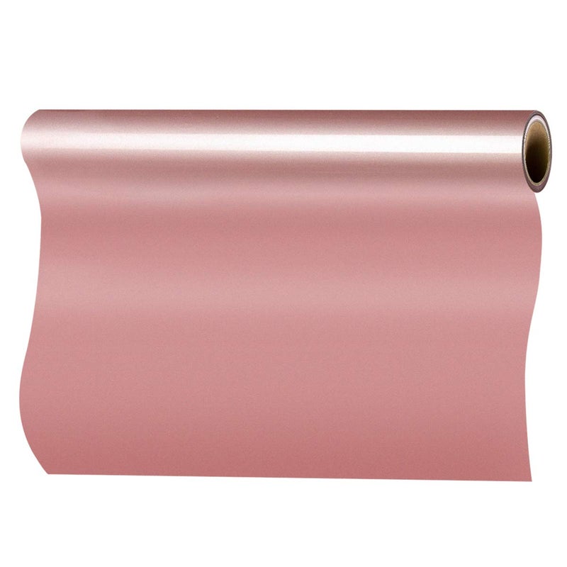HTVRONT Heat Transfer Vinyl Rose Gold HTV Vinyl Roll for T Shirt - 12in x10ft Iron on Vinyl Easy to Cut & Weed for Heat Vinyl Design - Image 1